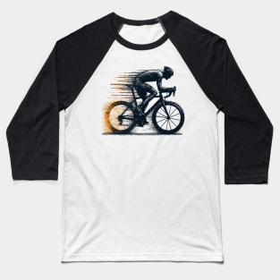 Road Cycling Baseball T-Shirt